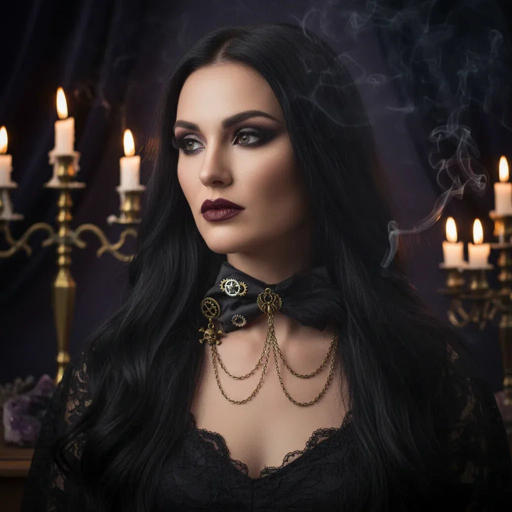 Steampunk Bow Tie - Sorceress Sanctuary A-B
