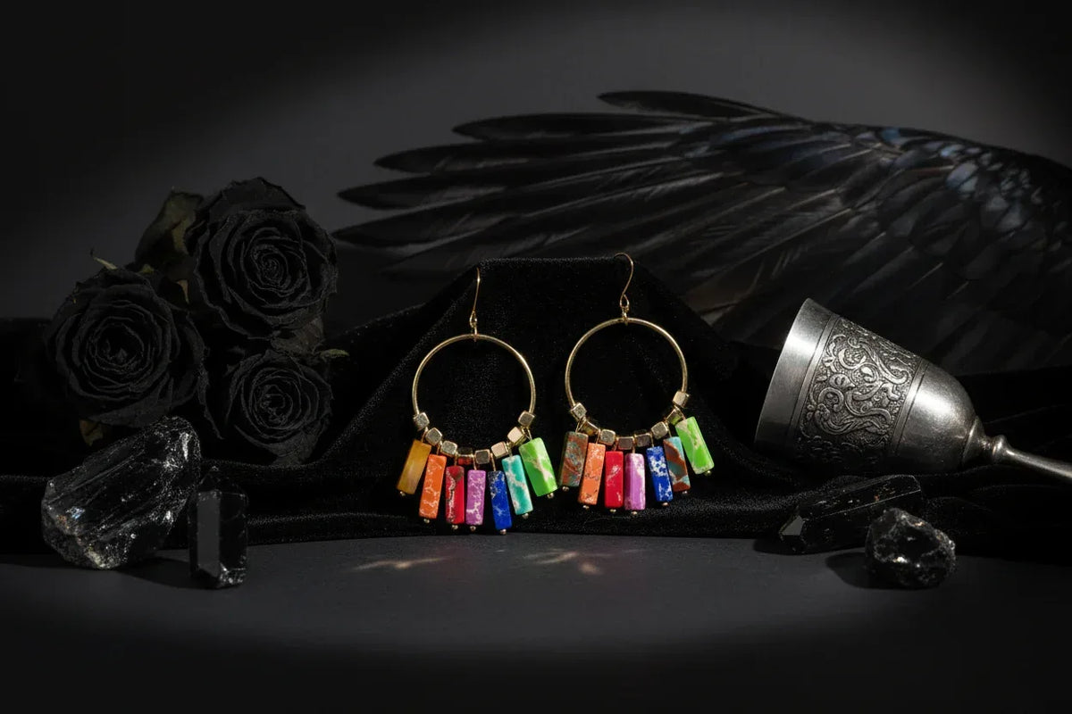 Stone Energy Earrings - Sorceress Sanctuary A