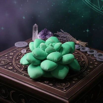 Succulent Plush Pillow - Sorceress Sanctuary Dark Green / 35cm-Dark Green / 45cm-Light Green / 35cm-Tender Green / 45cm-Tie Dye / 35cm