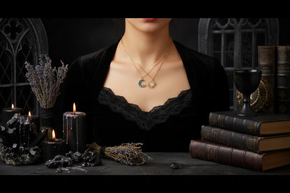 Sun & Moon Necklace - Sorceress Sanctuary Sun & Moon