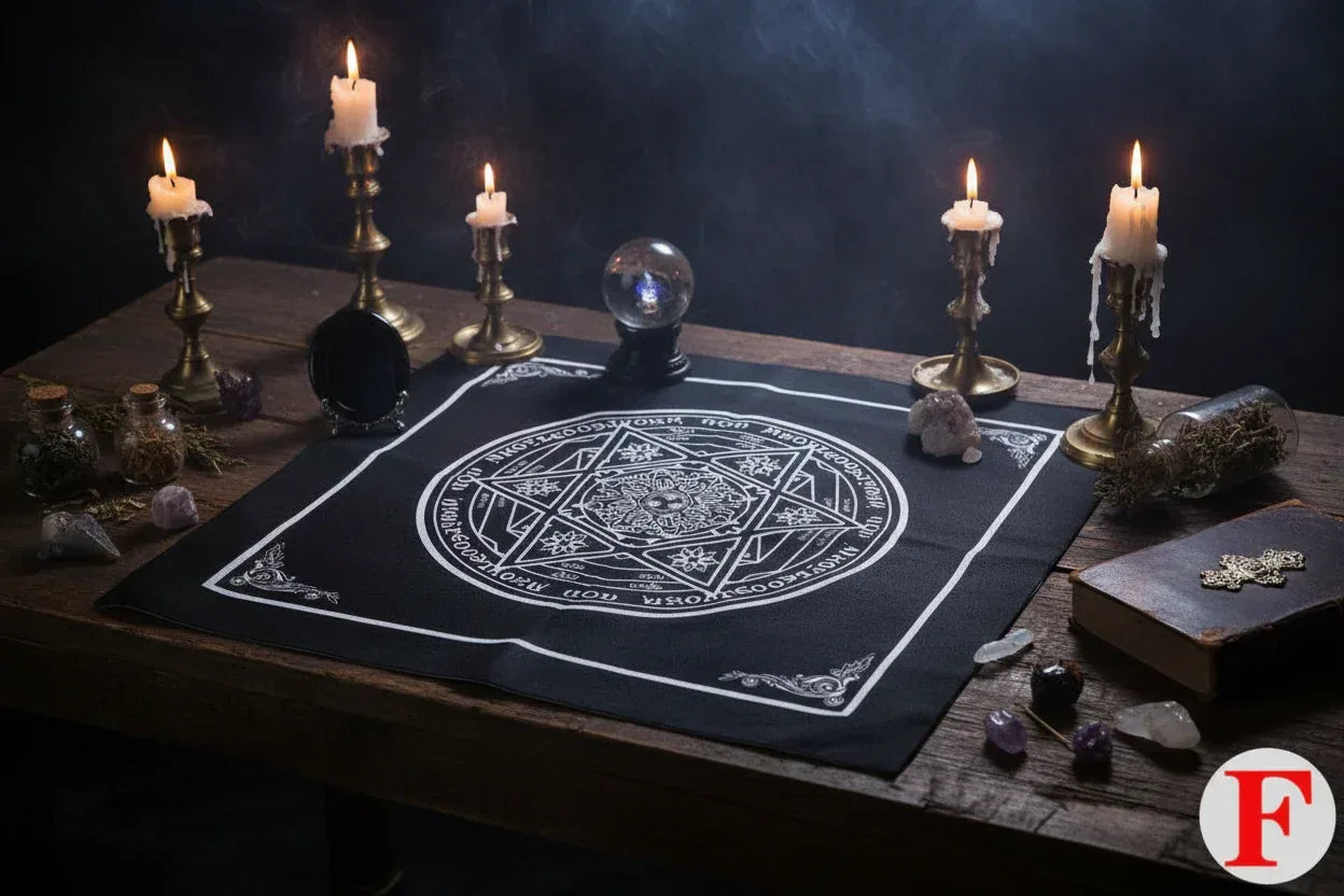 Tarot Tablecloths - Sorceress Sanctuary New O-high-grade flannel-Hot I-high-grade flannel-Hot L-high-grade flannel-Hot M-high-grade flannel-New P-high-grade flannel