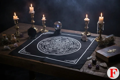 Tarot Tablecloths - Sorceress Sanctuary New O-high-grade flannel-Hot I-high-grade flannel-Hot L-high-grade flannel-Hot M-high-grade flannel-New P-high-grade flannel