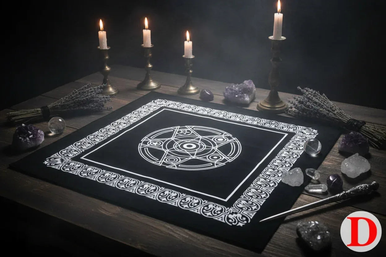 Tarot Tablecloths - Sorceress Sanctuary New O-high-grade flannel-Hot I-high-grade flannel-Hot L-high-grade flannel-Hot M-high-grade flannel-New P-high-grade flannel