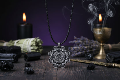 Tibetan Mandala Necklace - Sorceress Sanctuary default