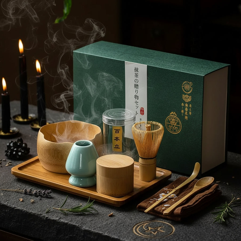 Traditional Matcha Set - Sorceress Sanctuary 1 / 4 Piece Set  A6-2 / 4 Piece Set  A7-3 / 4 Piece Set  A8-4 / 4 Piece Set A9-5 / 7 Piece Set A10