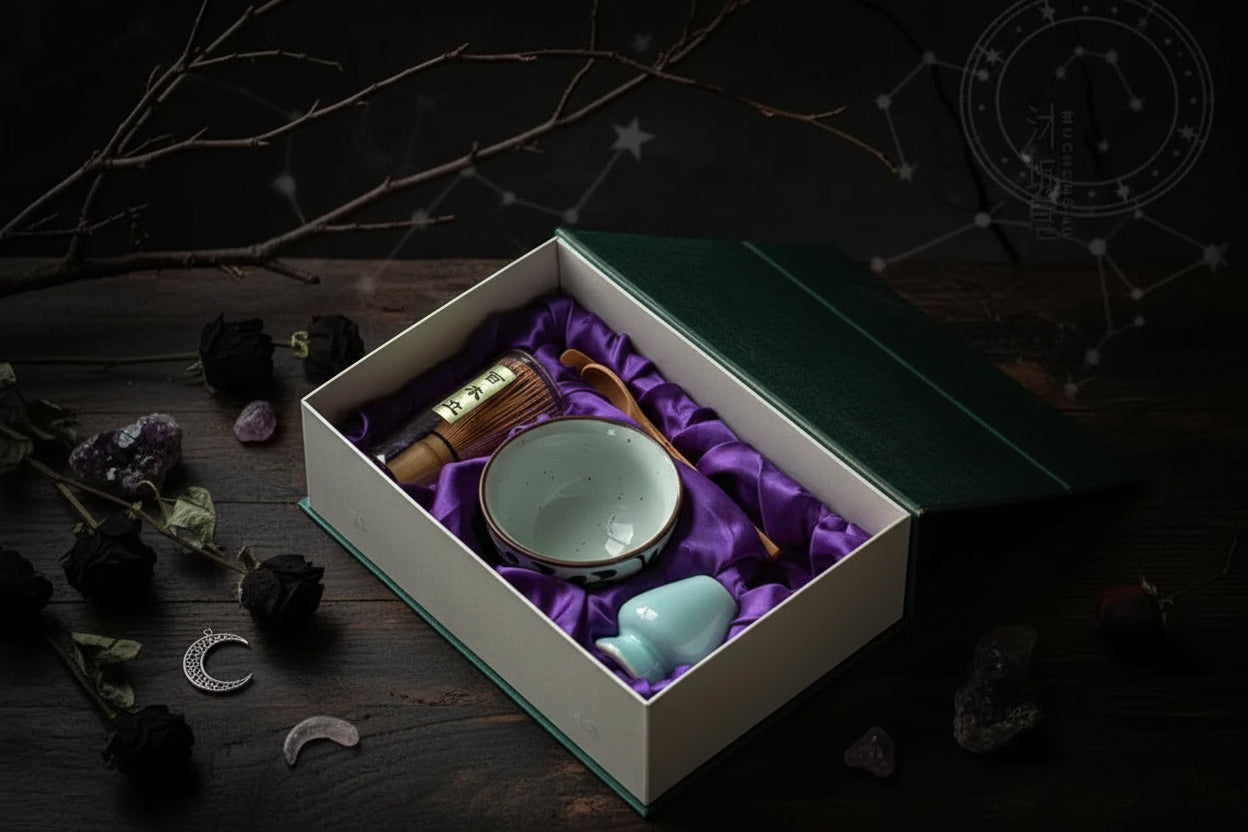 Traditional Matcha Set - Sorceress Sanctuary 1 / 4 Piece Set  A6-2 / 4 Piece Set  A7-3 / 4 Piece Set  A8-4 / 4 Piece Set A9-5 / 7 Piece Set A10