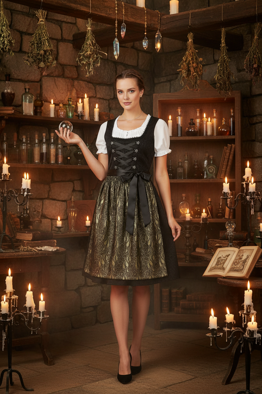 Traditional Medieval Dress - Sorceress Sanctuary White / XS-White / S-White / M-White / L-White / XL