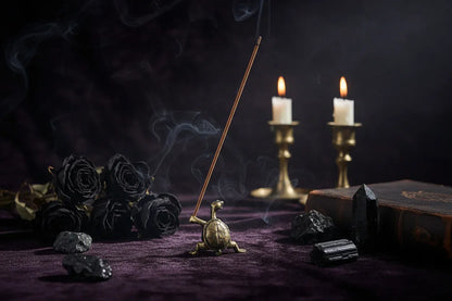 Turtle Incense Holder - Sorceress Sanctuary Red-Green