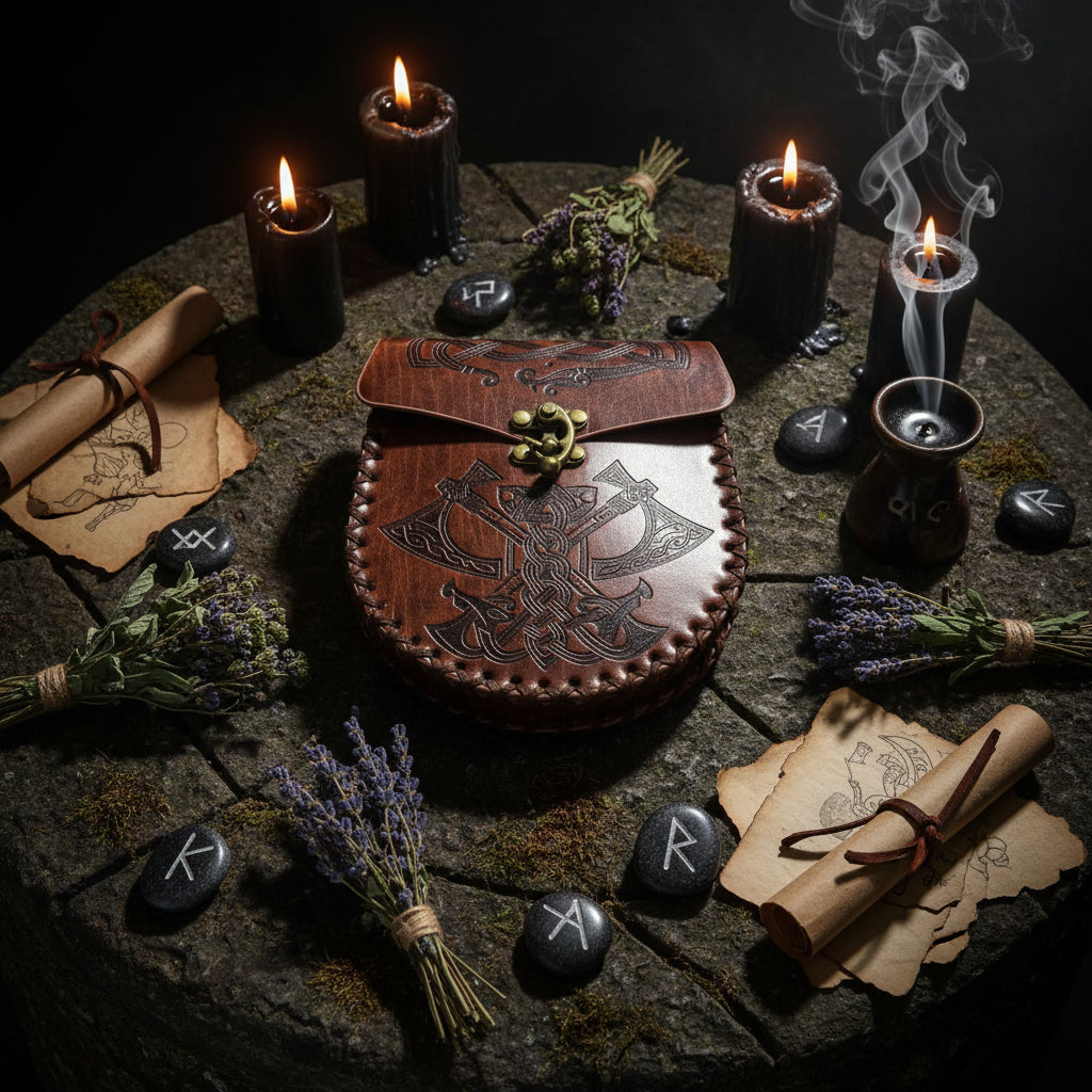 Viking Style Vintage Belt Coin Fanny Pack (One Piece) Sorceress Sanctuary
