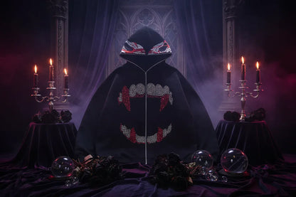 Vampire Gemstone Hoodie - Sorceress Sanctuary black / S-black / M-black / L-black / XL-black / XXL