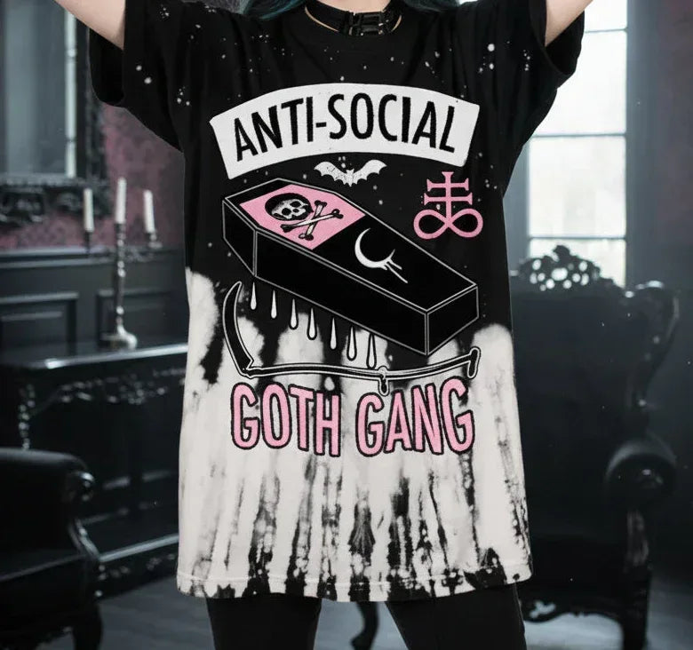 Vampire Goth T-Shirt - Sorceress Sanctuary S－M-L－XL-XXL－XXL