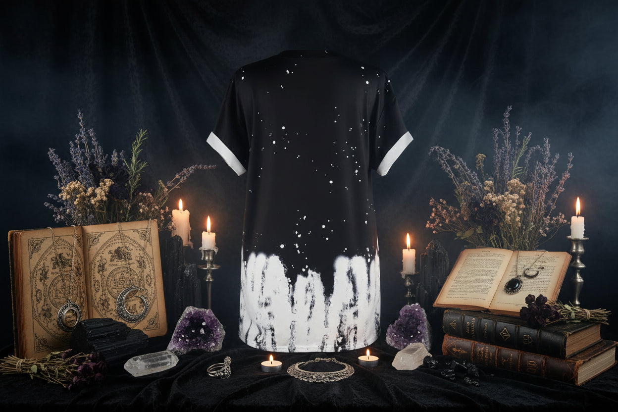Vampire Goth T-Shirt - Sorceress Sanctuary S－M-L－XL-XXL－XXL