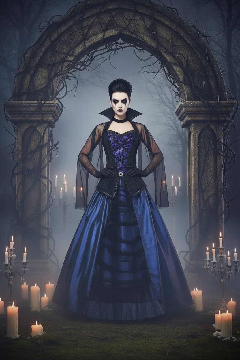 Halloween Women's Vampire Costume for Role-Playing Party Sorceress Sanctuary