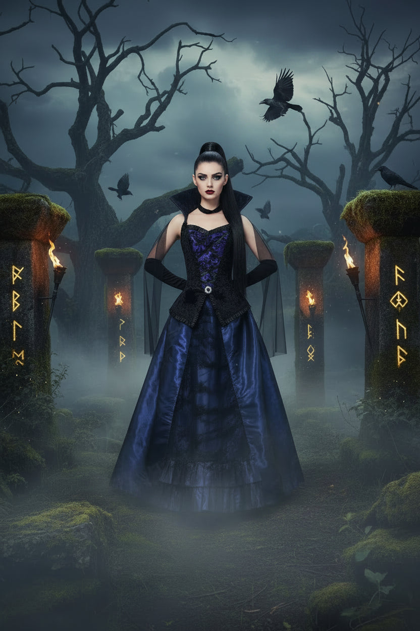 Halloween Women's Vampire Costume for Role-Playing Party Sorceress Sanctuary