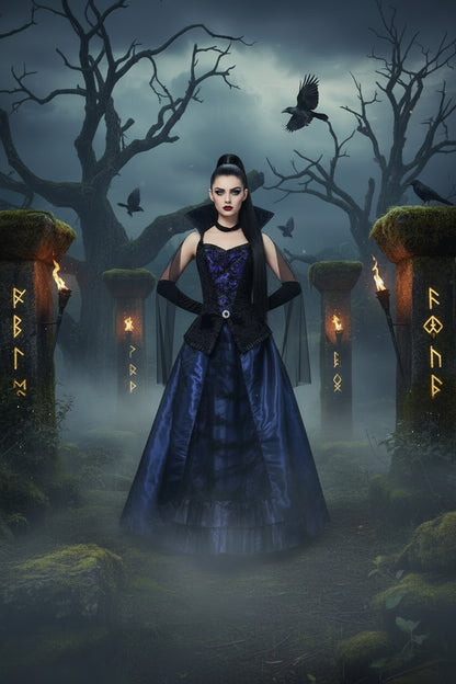 Halloween Women's Vampire Costume for Role-Playing Party Sorceress Sanctuary