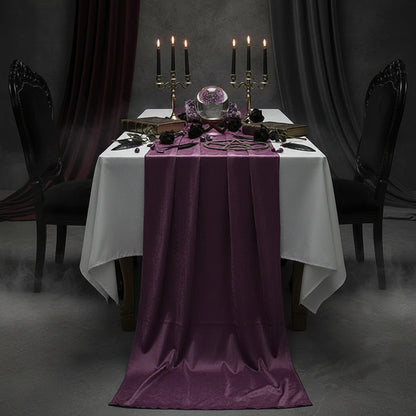 Velvet Altar Cloth - Sorceress Sanctuary Dark green / 70*300-Creamy-white / 70*300-Purple / 70*300