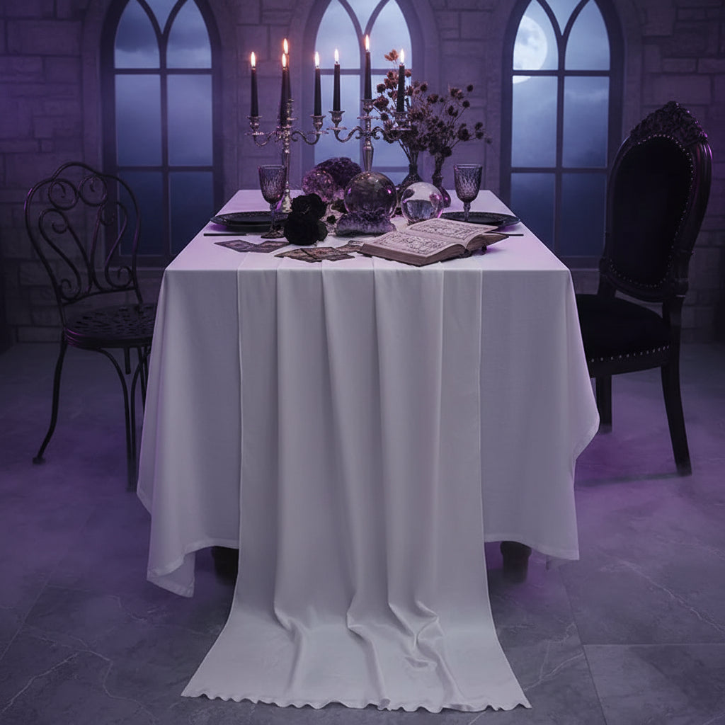 Velvet Altar Cloth - Sorceress Sanctuary Dark green / 70*300-Creamy-white / 70*300-Purple / 70*300