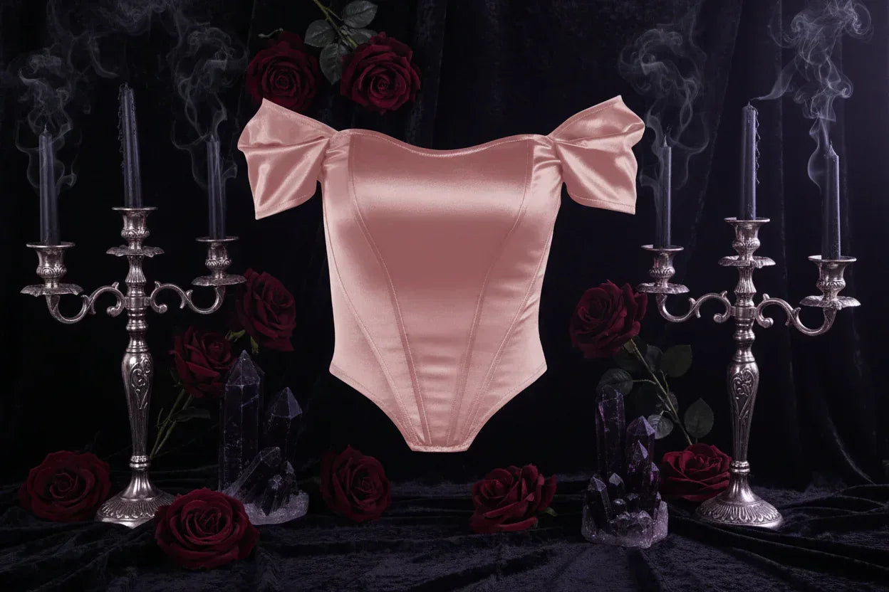 Velvet Corset - Sorceress Sanctuary White / S-White / M-White / L-Red / S-Red / M