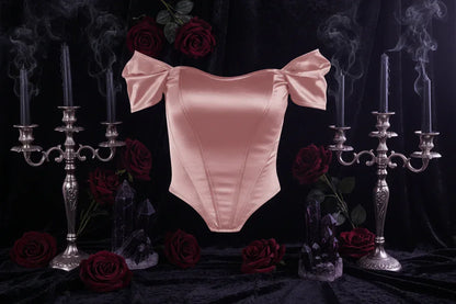 Velvet Corset - Sorceress Sanctuary White / S-White / M-White / L-Red / S-Red / M