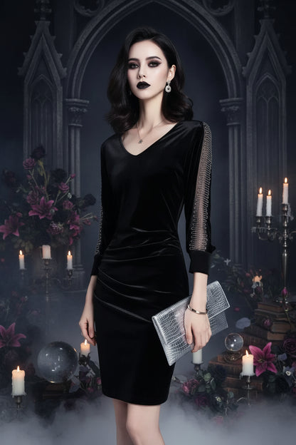 Velvet Witch Dress - Sorceress Sanctuary Purple / S-Purple / M-Purple / L-Purple / XL-Purple / XXL