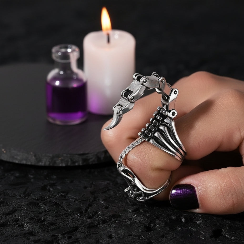 Retro Hip Hop Scorpion Ring Sorceress Sanctuary