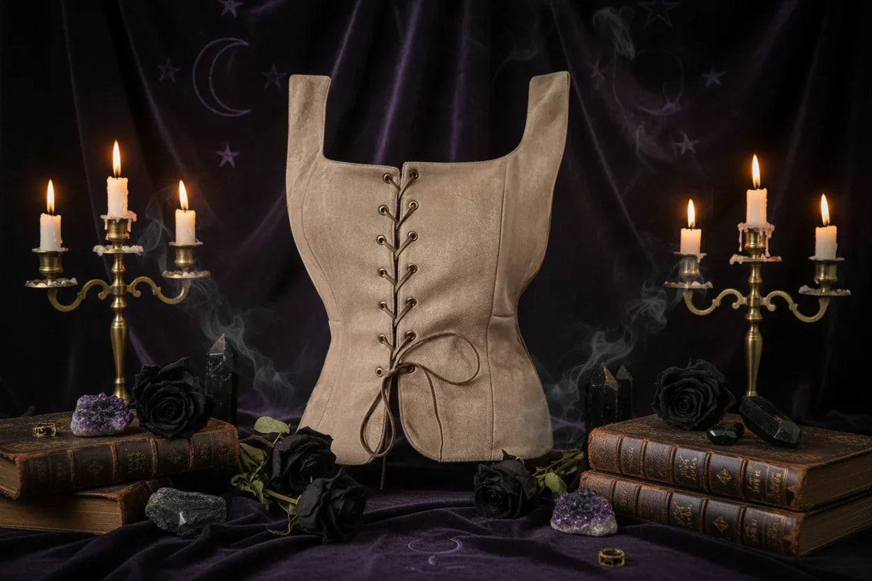 Vest Corset - Sorceress Sanctuary Black / M-Black / XXL-Red / XL-Red / S-Black / L