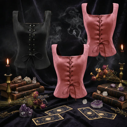 Vest Corset - Sorceress Sanctuary Black / M-Black / XXL-Red / XL-Red / S-Black / L