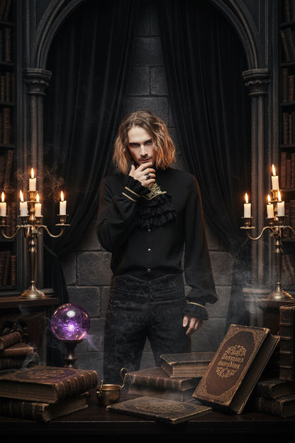 Custom Devil Fashion Gothic Vintage Men's Shirt SHT02301 Sorceress Sanctuary