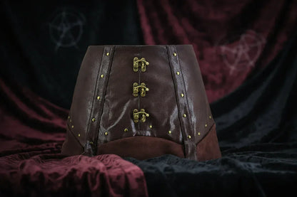 Victorian Steampunk Skirt - Sorceress Sanctuary Brown / M-Brown / XL-Brown / 2XL-Brown / 3XL-Brown / 4XL