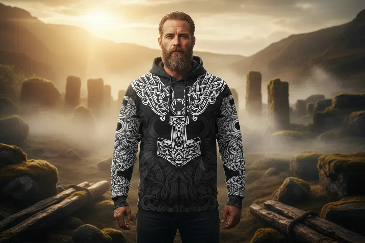 Viking Anchor Hoodie - Sorceress Sanctuary Viking / S-Viking / M-Viking / L-Viking / XL-Viking / XXL
