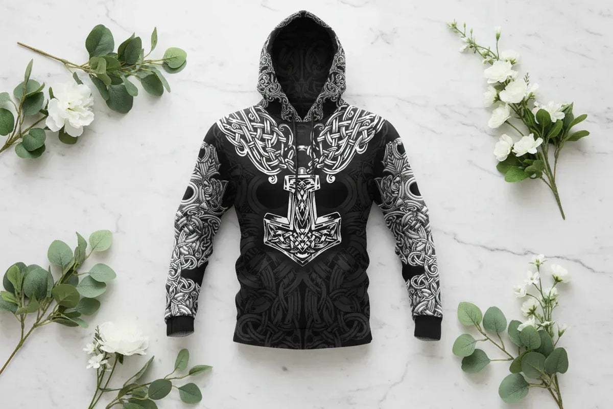 Viking Anchor Hoodie - Sorceress Sanctuary Viking / S-Viking / M-Viking / L-Viking / XL-Viking / XXL