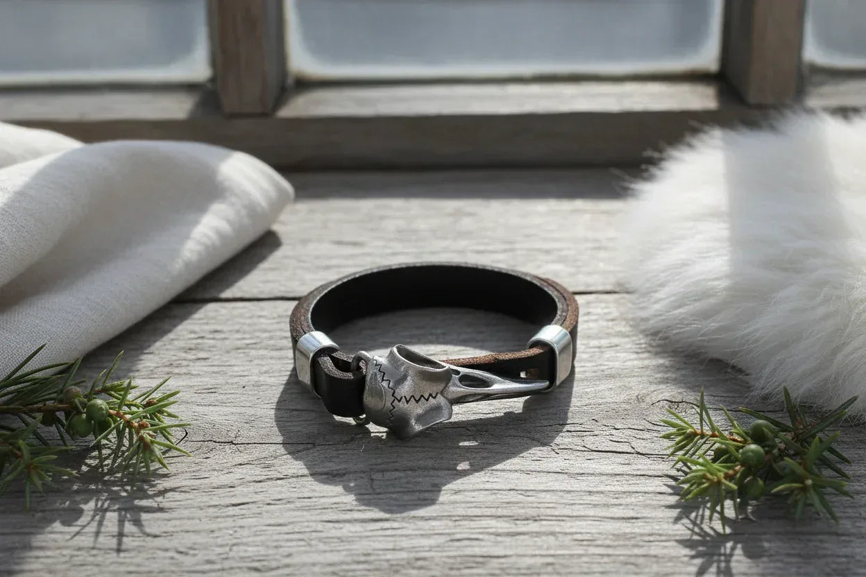 Viking Crow Bracelet - Sorceress Sanctuary Silver