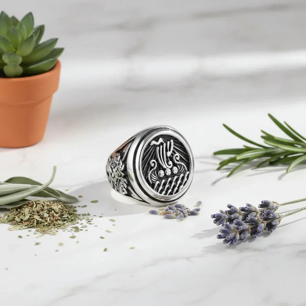 Viking Nautical Ring - Sorceress Sanctuary Rigid color / 7-Rigid color / 8-Rigid color / 9-Rigid color / 10-Rigid color / 11