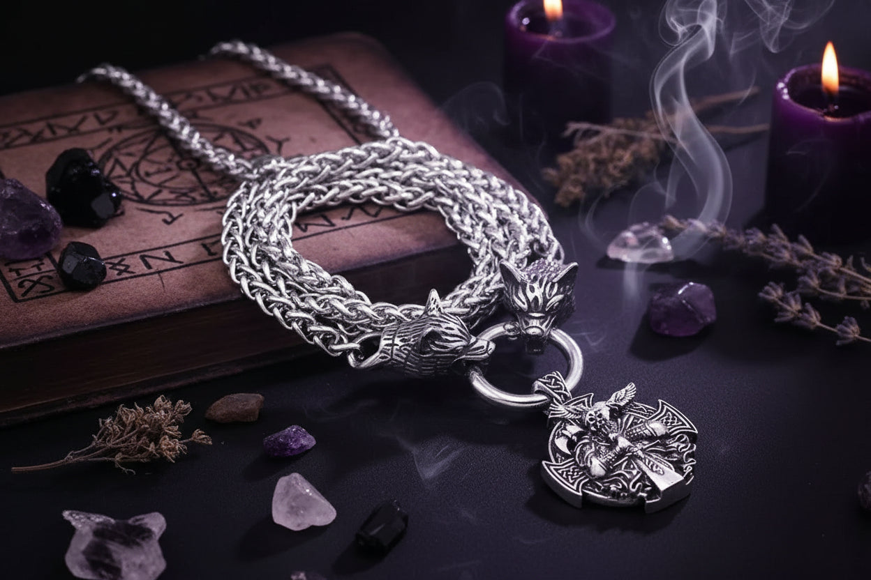 Viking Odin Necklace - Sorceress Sanctuary 50cm-60cm-70cm