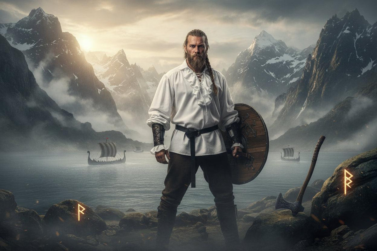 Viking Puff Shirt - Sorceress Sanctuary White / XS-White / S-White / M-White / L-White / XL