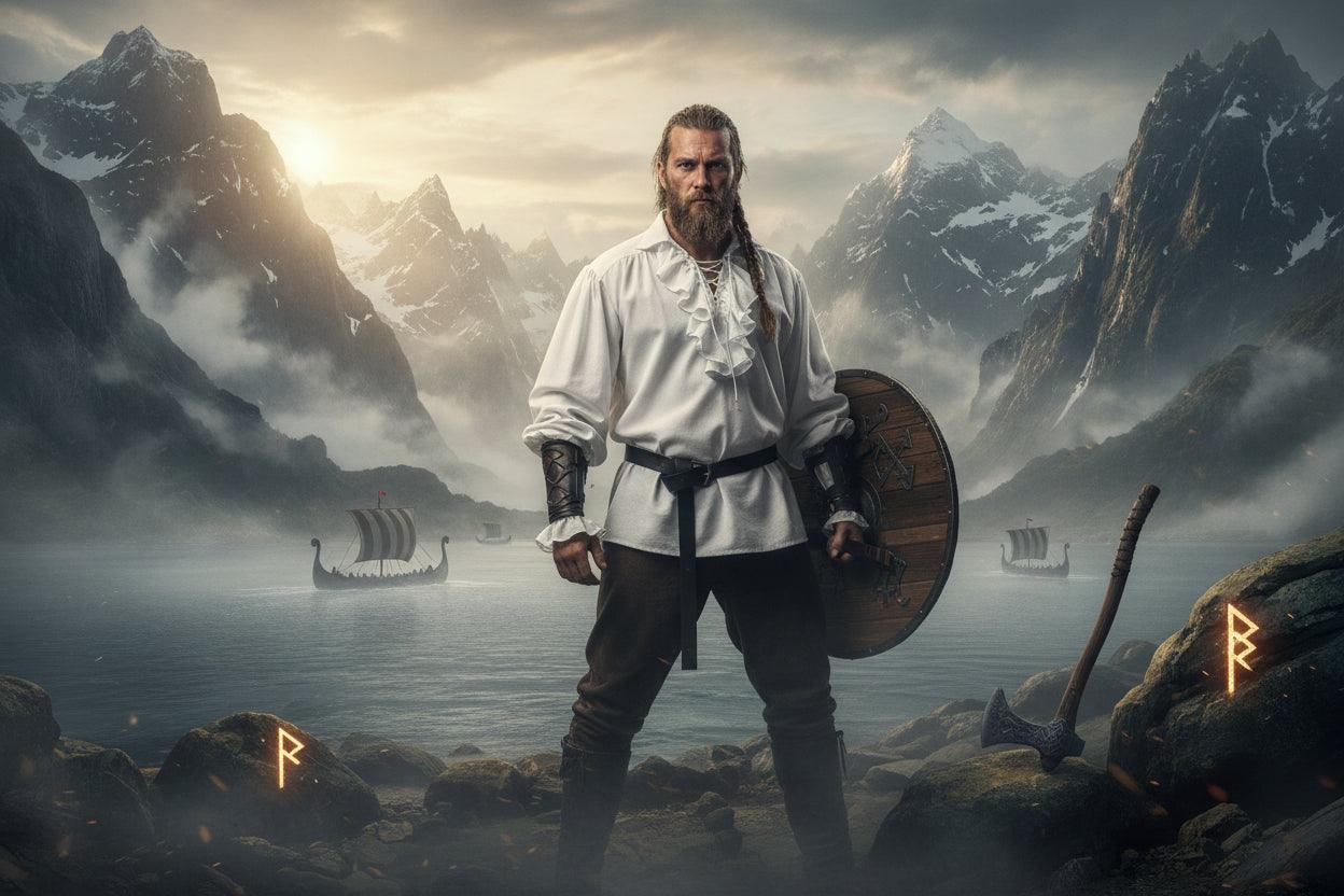 Viking Puff Shirt - Sorceress Sanctuary White / XS-White / S-White / M-White / L-White / XL