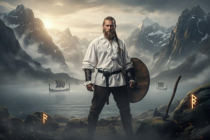 Viking Puff Shirt - Sorceress Sanctuary White / XS-White / S-White / M-White / L-White / XL