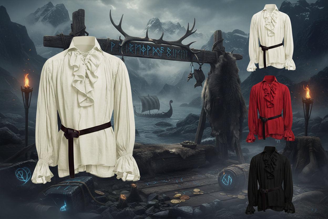 Viking Puff Shirt - Sorceress Sanctuary White / XS-White / S-White / M-White / L-White / XL