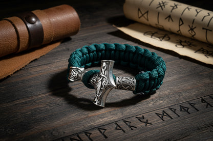 Viking Raider Bracelet - Sorceress Sanctuary Blue-Green-Black-Rainbow