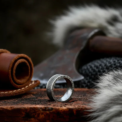 Viking Ring - Sorceress Sanctuary Ancient Silver-Antique Gold