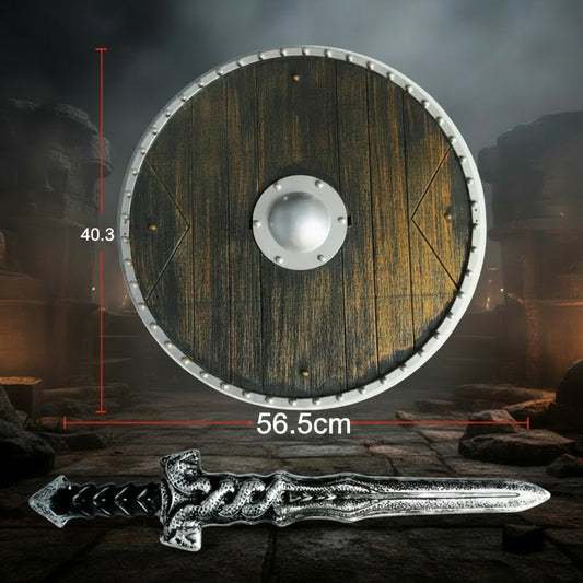 Plastic Shield Prop - Ancient Greek Roman Warrior Sorceress Sanctuary