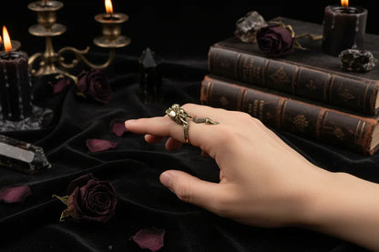 Vintage Dragon Ring - Sorceress Sanctuary Picture color / Opening adjustable