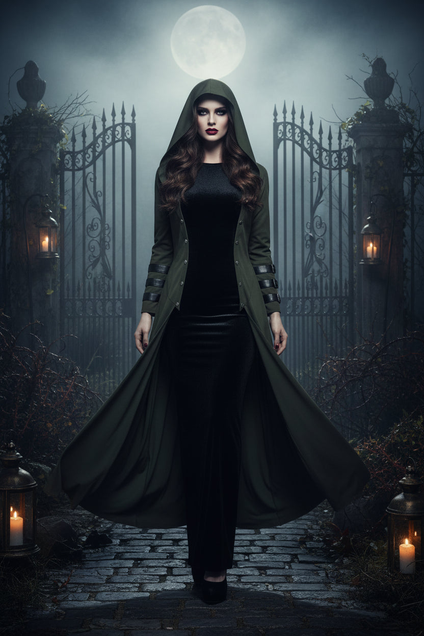 Vintage Gothic Evening Coat Sorceress Sanctuary