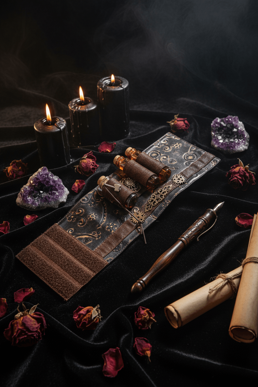 Vintage Potion Arm Cuff Sorceress Sanctuary