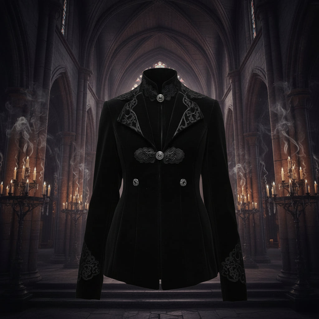 Vintage Victorian Jacket - Sorceress Sanctuary Black / S-Black / M-Black / L-Black / XL-Black / XXL