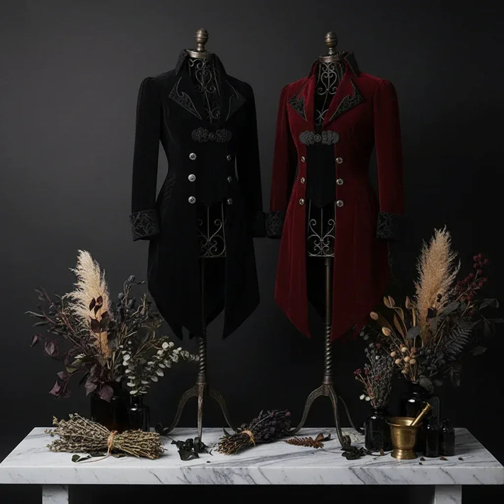 Vintage Victorian Jacket - Sorceress Sanctuary Black / S-Black / M-Black / L-Black / XL-Black / XXL