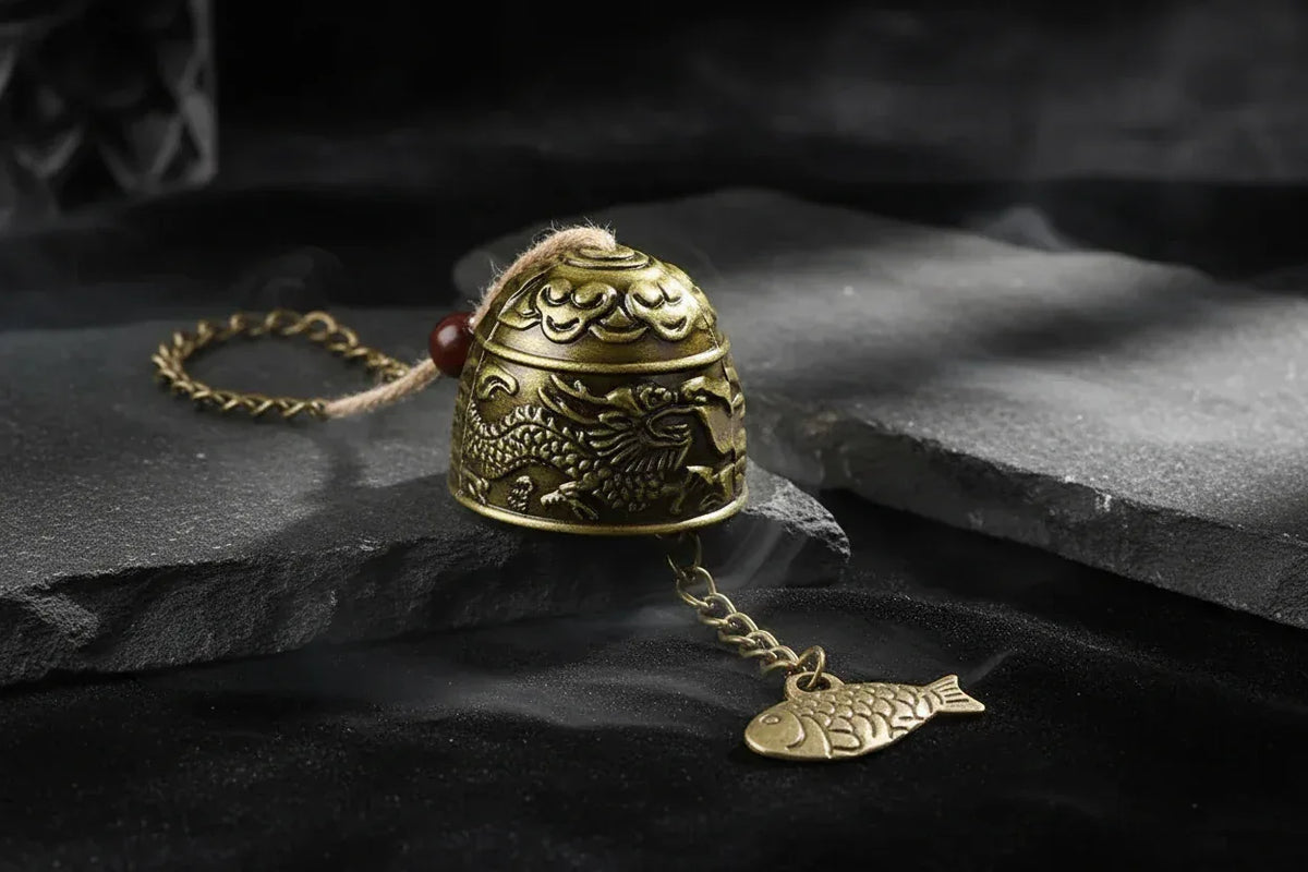 Vintage Witch Bell, view 2