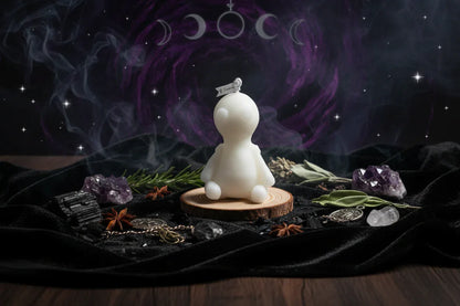 Voodoo Candle - Sorceress Sanctuary Maca Orange-Maca Yellow-Maca Green-White-Maca Lake Blue
