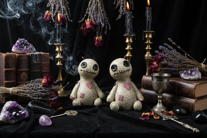 Voodoo Doll Incense - Sorceress Sanctuary Head tilted to the left-Head tilted to the right