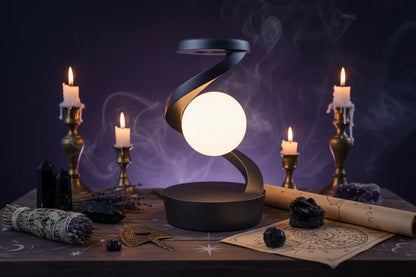 Wave Moon Lamp - Sorceress Sanctuary White Basic Style-White Wireless Charger Style-Gray Basic Style-Gray Wireless Charger Style